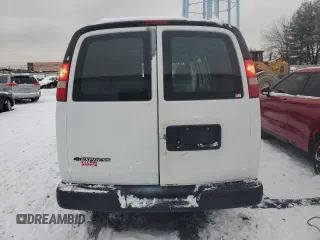 2008 Chevrolet Express Cargo Van with VIN 1GCGG25C181170897, listed as a Copart auction lot 87027134 with 200,590 mi miles and Salvage Title. Bid and sale history available at carsss.com. Image 6.