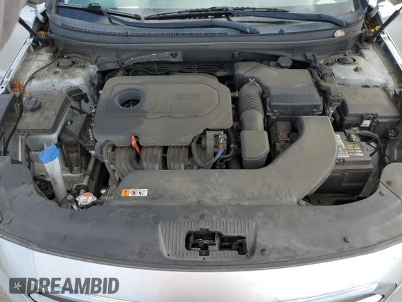 2017 Hyundai Sonata 2.4L with VIN 5NPE24AF4HH572164, listed as a Copart auction lot 50996045 with 99,418 mi miles and Salvage Title. Bid and sale history available at carsss.com. Image 12.