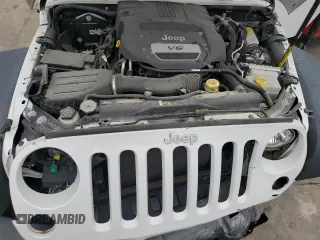 2018 Jeep Wrangler JK Unlimited Sport S with VIN 1C4BJWDG7JL865323, listed as a Copart auction lot 79419474 with 15,408 mi miles and Salvage Title. Bid and sale history available at carsss.com. Image 12.