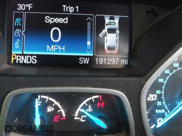 2015 Ford Escape Titanium with VIN 1FMCU9JX1FUA56091, listed as a IAAI auction lot 41947035 with 191,297 mi miles and . Bid and sale history available at DreamBid. Image 15.