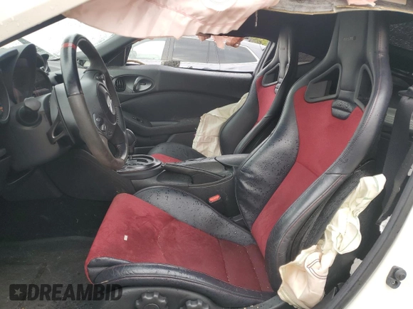 2015 Nissan 370Z with VIN JN1AZ4EH8FM441623, listed as a Copart auction lot 83181014 with 0 mi miles and Salvage Title. Bid and sale history available at carsss.com. Image 7.