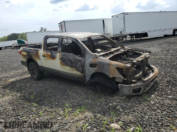 2017 Nissan Titan Pro-4X with VIN 1N6AA1E55HN517107, listed as a Copart auction lot 50836265 with Not provided miles and Non repairable. Bid and sale history available at DreamBid. Image 4.