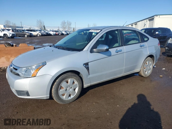 2008 Ford Focus S with VIN 1FAHP34N88W105230, listed as a Copart auction lot 54194945 with 59,042 mi miles and Salvage Title. Bid and sale history available at carsss.com. Image 1.