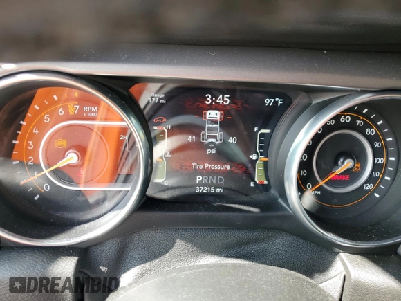 2021 Jeep Wrangler Unlimited Sport S z VIN 1C4HJXDG9MW866184, wystawiony jako Copart lot #61152125 z przebiegiem 37 215 mil mil oraz Szkoda całkowita • Salvage title. Historia ofert i sprzedaży dostępna na DreamBid. Obrazek 9.