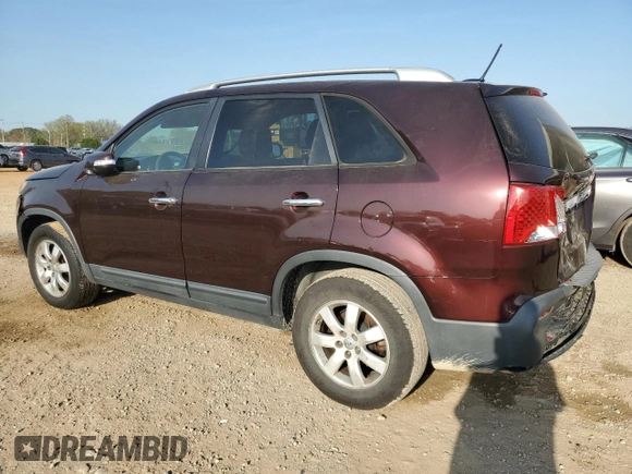 2012 Kia Sorento LX with VIN 5XYKT4A65CG275596, listed as a Copart auction lot 51350235 with 217,330 mi miles and Salvage Title. Bid and sale history available at carsss.com. Image 2.