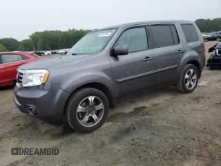 2015 Honda Pilot SE with VIN 5FNYF3H35FB034737, listed as a Copart auction lot 59722195 with 145,782 mi miles and Salvage title. Bid and sale history available at DreamBid. Image 1.