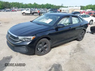 2024 Volkswagen Jetta SE with VIN 3VW7M7BU1RM063918, listed as a IAAI auction lot 42233127 with 12,903 mi miles and . Bid and sale history available at DreamBid. Image 2.