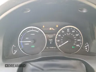 2013 Lexus ES 300h Hybrid with VIN JTHBW1GG5D2009947, listed as a Copart auction lot 49855835 with 174,468 mi miles and Salvage Title. Bid and sale history available at carsss.com. Image 9.