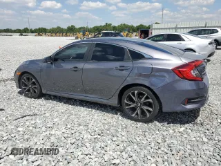2019 Honda Civic Sedan Sport with VIN 2HGFC2F86KH590862, listed as a Copart auction lot 53089135 with 83,551 mi miles and Non Repairable. Bid and sale history available at carsss.com. Image 2.