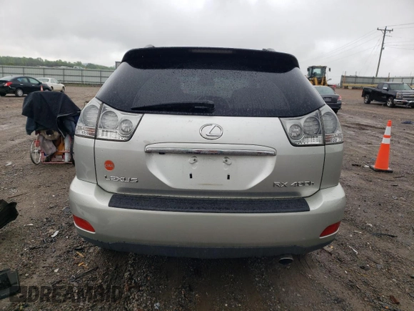 2006 Lexus RX 400h with VIN JTJGW31U660002194, listed as a Copart auction lot 56718845 with 160,858 mi miles and Salvage title. Bid and sale history available at DreamBid. Image 6.