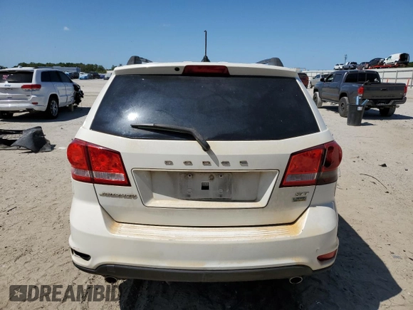 2017 Dodge Journey SXT with VIN 3C4PDCBG3HT591244, listed as a Copart auction lot 55197655 with 202,469 mi miles and Salvage Title. Bid and sale history available at DreamBid. Image 6.