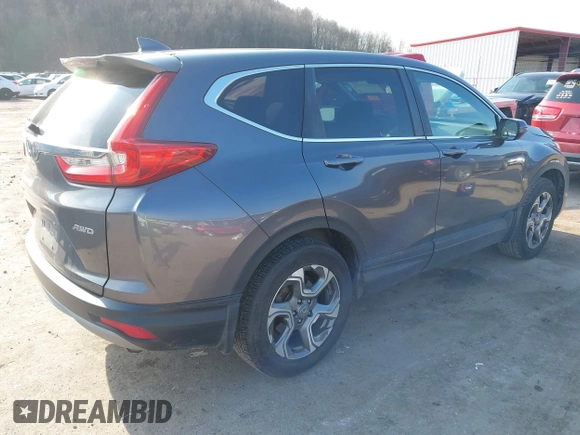 2018 Honda CR-V EX with VIN 2HKRW2H58JH603221, listed as a IAAI auction lot 40859528 with 185,494 mi miles. Bid and sale history available at carsss.com. Image 4.