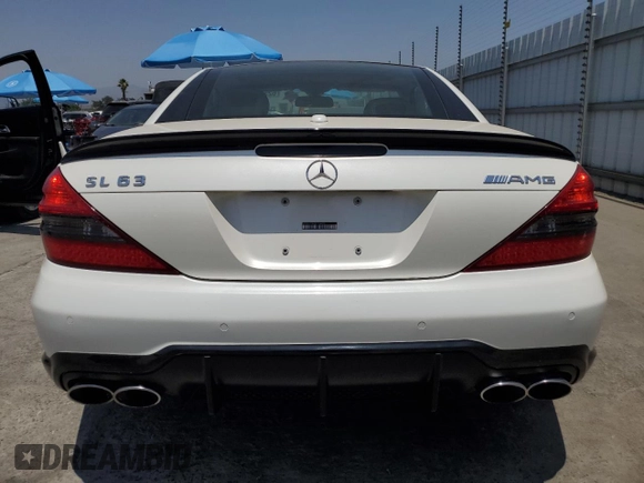 2009 Mercedes-Benz SL 55/63 AMG with VIN WDBSK70F09F156421, listed as a Copart auction lot 62588675 with 34,846 mi miles and Clean title. Bid and sale history available at DreamBid. Image 6.