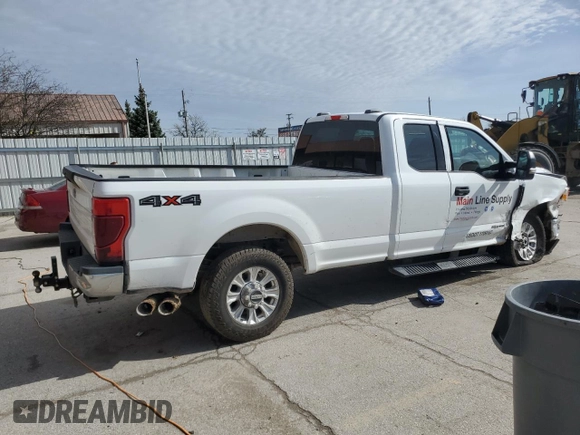 2022 Ford F-250 XL with VIN 1FT8X2BT1NEC84704, listed as a Copart auction lot 51142375 with 125,589 mi miles and Salvage Title. Bid and sale history available at DreamBid. Image 3.