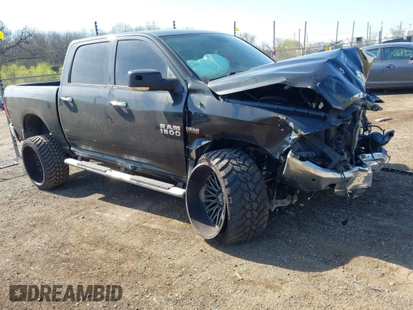 2018 Ram 1500 Big Horn with VIN 1C6RR7LT1JS332585, listed as a IAAI auction lot 42110348 with Not provided miles and . Bid and sale history available at DreamBid. Image 1.