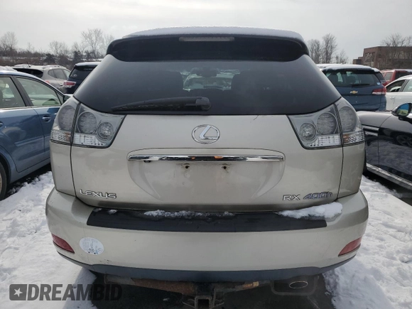 2006 Lexus RX 400h with VIN JTJHW31UX62006631, listed as a Copart auction lot 43288975 with 226,599 mi miles and Clean Title. Bid and sale history available at DreamBid. Image 6.