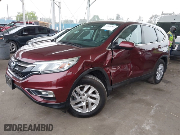 2015 Honda CR-V EX with VIN 2HKRM3H5XFH532199, listed as a IAAI auction lot 42158339 with 41,870 mi miles and . Bid and sale history available at carsss.com. Image 18.