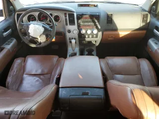 2008 Toyota Tundra 4WD Truck LTD with VIN 5TFBV58168X082212, listed as a Copart auction lot 43593835 with 160,686 mi miles and Salvage Title. Bid and sale history available at carsss.com. Image 8.