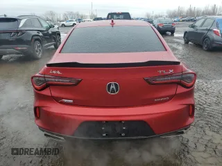 2021 Acura TLX w/A-Spec Package with VIN 19UUB6F53MA800181, listed as a Copart auction lot 50939925 with 122,280 mi miles and Salvage Title. Bid and sale history available at carsss.com. Image 6.
