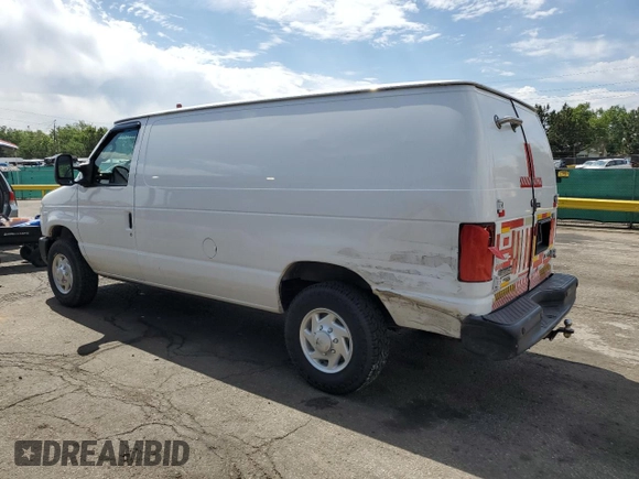 2014 Ford Econoline Cargo Commercial with VIN 1FTNE2EW3EDA33705, listed as a Copart auction lot 60919935 with 174,371 mi miles and Salvage title. Bid and sale history available at DreamBid. Image 2.