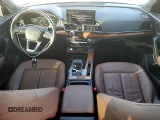 2022 Audi Q5 S line Premium Plus with VIN WA1EAAFY0N2109148, listed as a Copart auction lot 46597205 with 31,851 mi miles and Salvage Title. Bid and sale history available at carsss.com. Image 8.