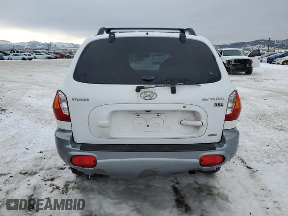 2004 Hyundai Santa Fe GLS with VIN KM8SC73E54U680889, listed as a Copart auction lot 89217185 with 0 mi miles and Clean Title. Bid and sale history available at carsss.com. Image 6.