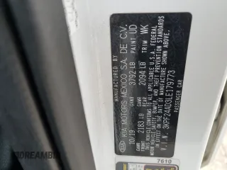 2020 Kia Forte LXS with VIN 3KPF24AD3LE179773, listed as a Copart auction lot 44082085 with 0 mi miles and Salvage Title. Bid and sale history available at carsss.com. Image 14.