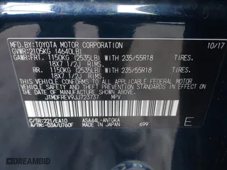 2018 Toyota RAV4 Limited with VIN JTMDFREV9JJ723737, listed as a IAAI auction lot 41462686 with 109,701 mi miles. Bid and sale history available at carsss.com. Image 9.