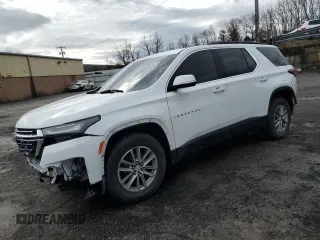 2023 Chevrolet Traverse LT z VIN 1GNEVHKW0PJ152234, wystawiony jako Copart lot #47112495 z przebiegiem 72 642 mil mil oraz Szkoda całkowita • Salvage title. Historia ofert i sprzedaży dostępna na DreamBid. Obrazek 1.