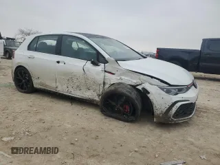 2024 Volkswagen GTI 380 SE с VIN WVW2A7CDXRW224562, выставлен на аукционе Copart как лот 45795685 с пробегом 4 910 миль миль и Списание • Salvage title. История ставок и продаж доступна на DreamBid. Изображение 4.