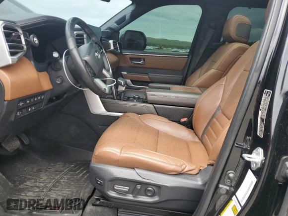2022 Toyota Tundra 1794 Edition with VIN 5TFMA5DB6NX036927, listed as a Copart auction lot 56486805 with 67,634 mi miles and Salvage title. Bid and sale history available at DreamBid. Image 7.