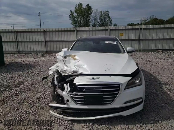 2017 Genesis G80 3.8L with VIN KMHGN4JE8HU172472, listed as a Copart auction lot 70010094 with 104,234 mi miles and Salvage Title. Bid and sale history available at carsss.com. Image 10.