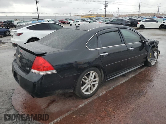2012 Chevrolet Impala LTZ with VIN 2G1WC5E35C1317341, listed as a Copart auction lot 43404685 with 131,702 mi miles and Salvage Title. Bid and sale history available at DreamBid. Image 3.