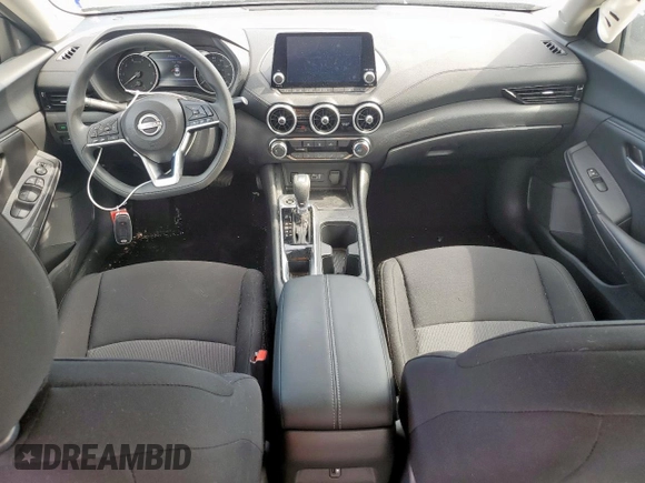 2024 Nissan Sentra SV with VIN 3N1AB8CV1RY278383, listed as a Copart auction lot 58337135 with 9,698 mi miles and Salvage title. Bid and sale history available at DreamBid. Image 8.