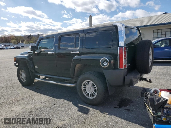 2008 Hummer H3 with VIN 5GTEN13E288113443, listed as a Copart auction lot 52597455 with 170,204 mi miles and Clean Title. Bid and sale history available at carsss.com. Image 2.