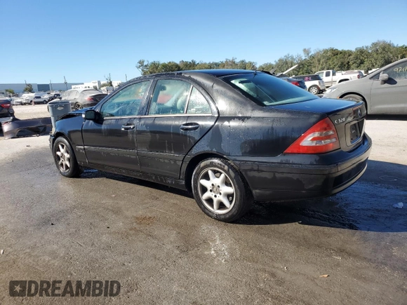 2003 Mercedes-Benz C 230/260/280/320 with VIN WDBRF64J73F309654, listed as a Copart auction lot 41789965 with 89,406 mi miles and Salvage Title. Bid and sale history available at DreamBid. Image 2.
