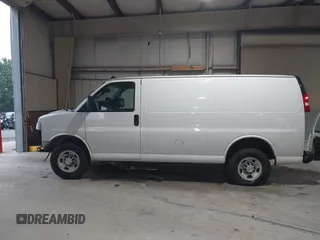 2021 Chevrolet Express Cargo with VIN 1GCWGAFP4M1160480, listed as a IAAI auction lot 42621437 with 99,142 mi miles and . Bid and sale history available at DreamBid. Image 15.