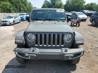 2018 Jeep Wrangler Unlimited Sahara with VIN 1C4HJXEN2JW220882, listed as a Copart auction lot 57428525 with 94,046 mi miles and Salvage title. Bid and sale history available at DreamBid. Image 5.