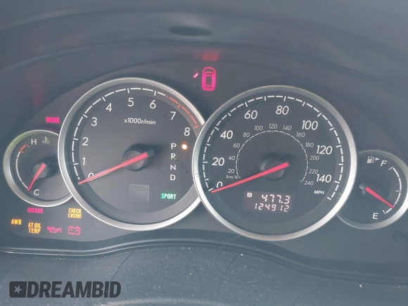 2007 Subaru Legacy Outback Limited with VIN 4S4BP62C377332008, listed as a IAAI auction lot 42894901 with 124,912 mi miles and . Bid and sale history available at DreamBid. Image 7.