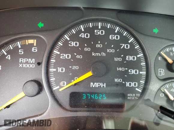 1999 Chevrolet Silverado 1500 with VIN 1GCEC14W4XZ195849, listed as a Copart auction lot 50084044 with 374,625 mi miles and Clean Title. Bid and sale history available at carsss.com. Image 9.