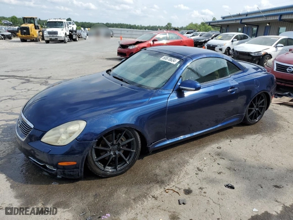 2006 Lexus SC 430 with VIN JTHFN48YX69006338, listed as a Copart auction lot 60878634 with 147,537 mi miles and Salvage Title. Bid and sale history available at carsss.com. Image 1.