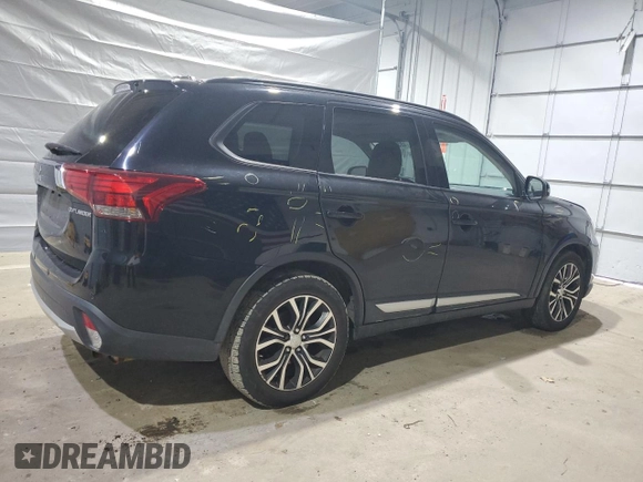2016 Mitsubishi Outlander SE with VIN JA4AZ3A37GZ024980, listed as a Copart auction lot 48388535 with 126,958 mi miles and Salvage title. Bid and sale history available at DreamBid. Image 3.