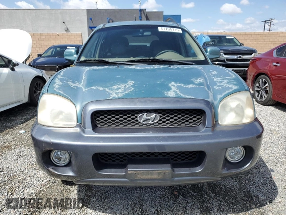 2002 Hyundai Santa Fe GLS with VIN KM8SC13D82U296221, listed as a Copart auction lot 51794715 with 93,907 mi miles and Clean Title. Bid and sale history available at carsss.com. Image 5.