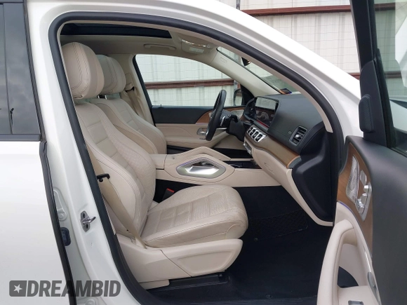 2021 Mercedes-Benz GLS 580 with VIN 4JGFF8GEXMA445382, listed as a IAAI auction lot 40991874 with 51,955 mi miles and . Bid and sale history available at DreamBid. Image 5.