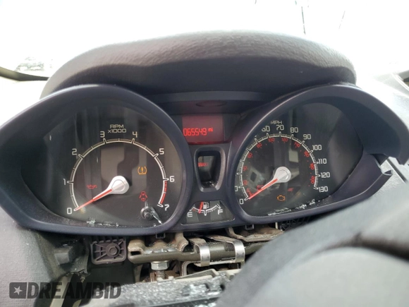2011 Ford Fiesta S with VIN 3FADP4AJ7BM240146, listed as a Copart auction lot 60495535 with 65,549 mi miles and Salvage title. Bid and sale history available at DreamBid. Image 9.