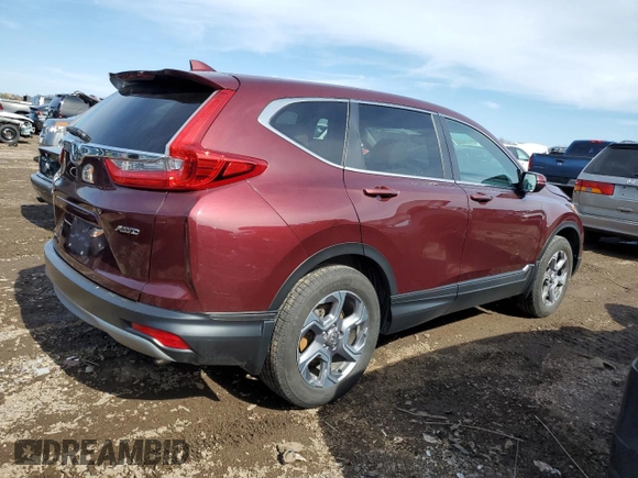 2018 Honda CR-V EX-L with VIN 7FARW2H88JE050602, listed as a Copart auction lot 48007035 with 59,638 mi miles and Salvage Title. Bid and sale history available at carsss.com. Image 3.