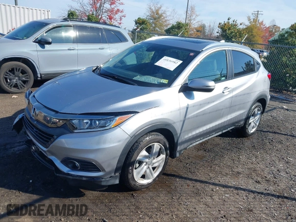 2020 Honda HR-V EX with VIN 3CZRU6H5XLM702577, listed as a IAAI auction lot 40836982 with 18,615 mi miles. Bid and sale history available at carsss.com. Image 14.