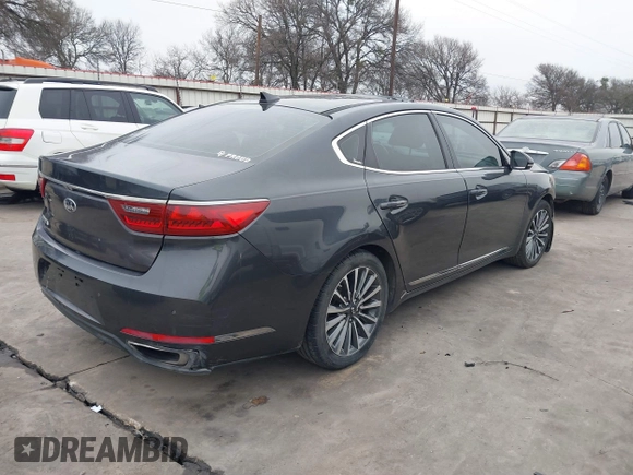 2018 Kia Cadenza Premium with VIN KNALC4J19J5098126, listed as a IAAI auction lot 41583473 with 79,360 mi miles. Bid and sale history available at carsss.com. Image 4.