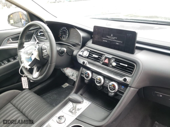 2022 Genesis G70 2.0T with VIN KMTG34TA5NU101196, listed as a Copart auction lot 51397252 with 6,186 mi miles. Bid and sale history available at carsss.com. Image 9.