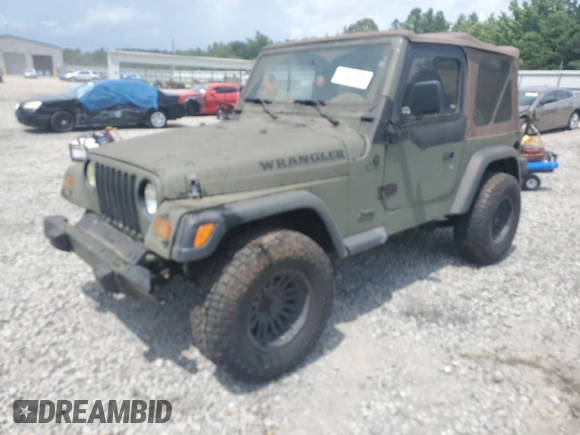 1998 Jeep Wrangler SE with VIN 1J4FY29P8WP784825, listed as a Copart auction lot 61581205 with 148,152 mi miles and Clean title. Bid and sale history available at DreamBid. Image 1.